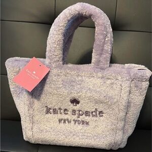 Kate Spade Lilac Shearling Handbag